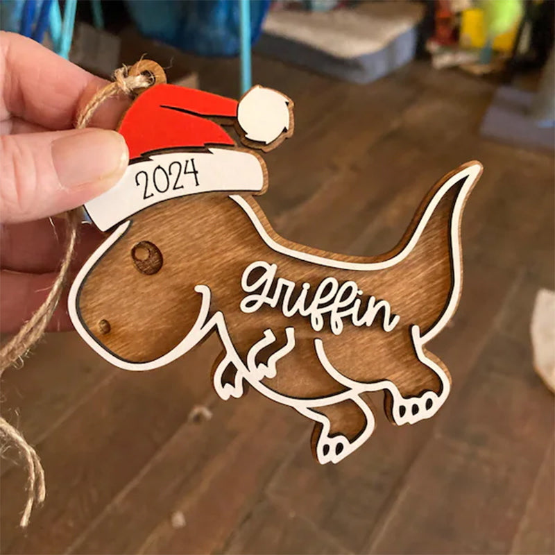 Dinosaur Ornament | Personalized Dinosaur Ornament