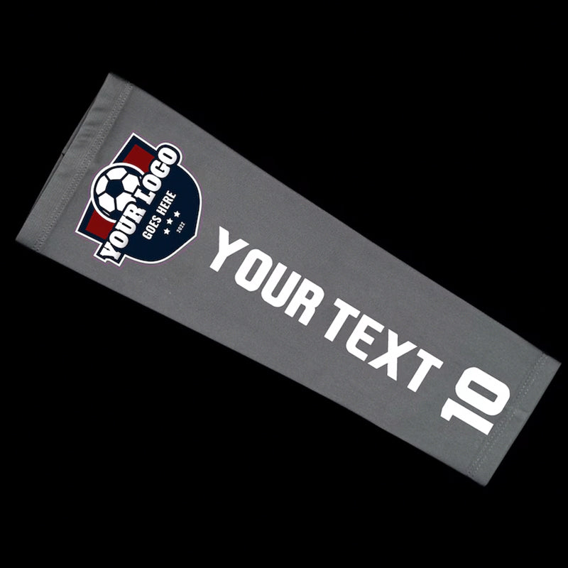 Personalized Sports Arm Sleeve with Custom Logo and Text
