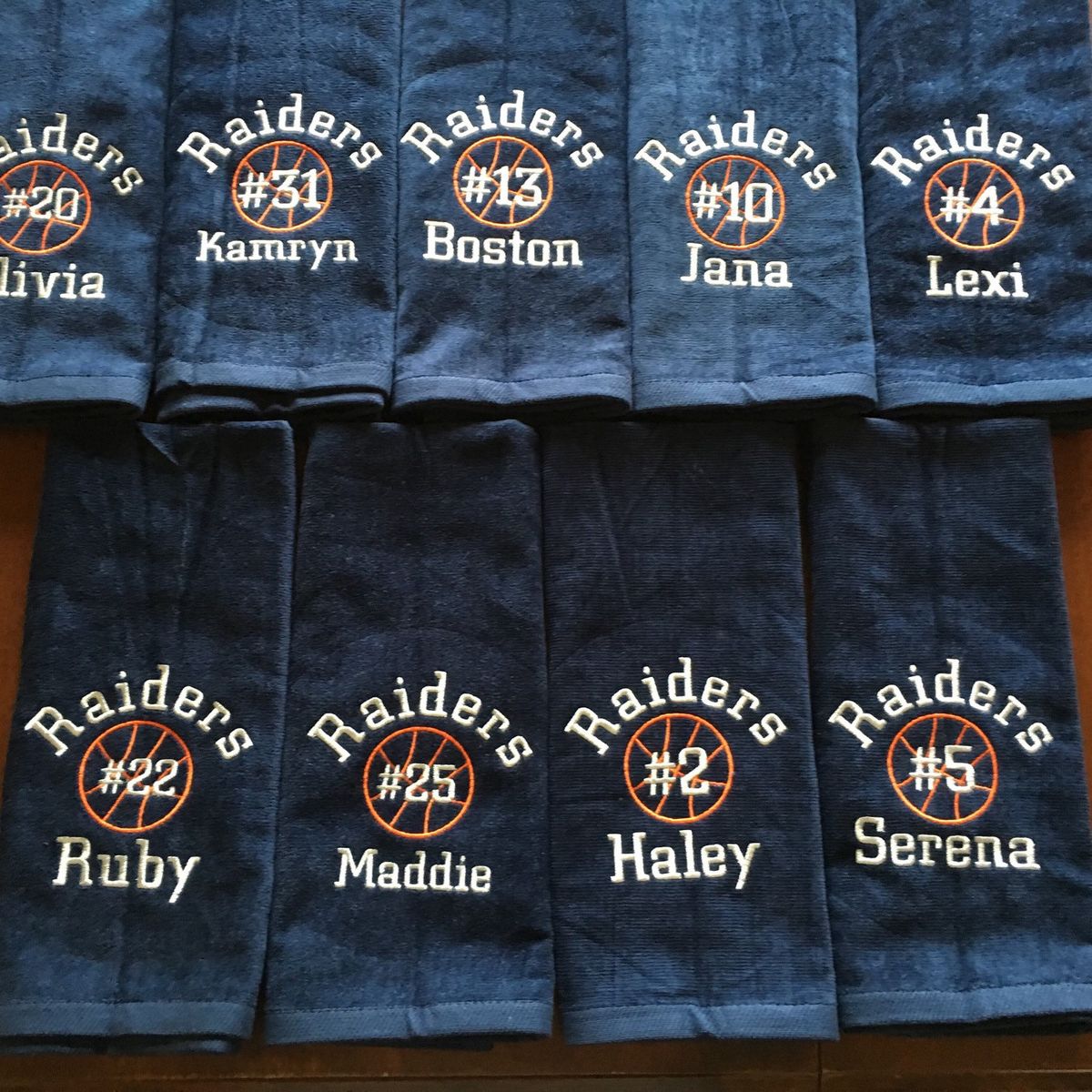 Sweat Towel, Personalized Embroidered Towel