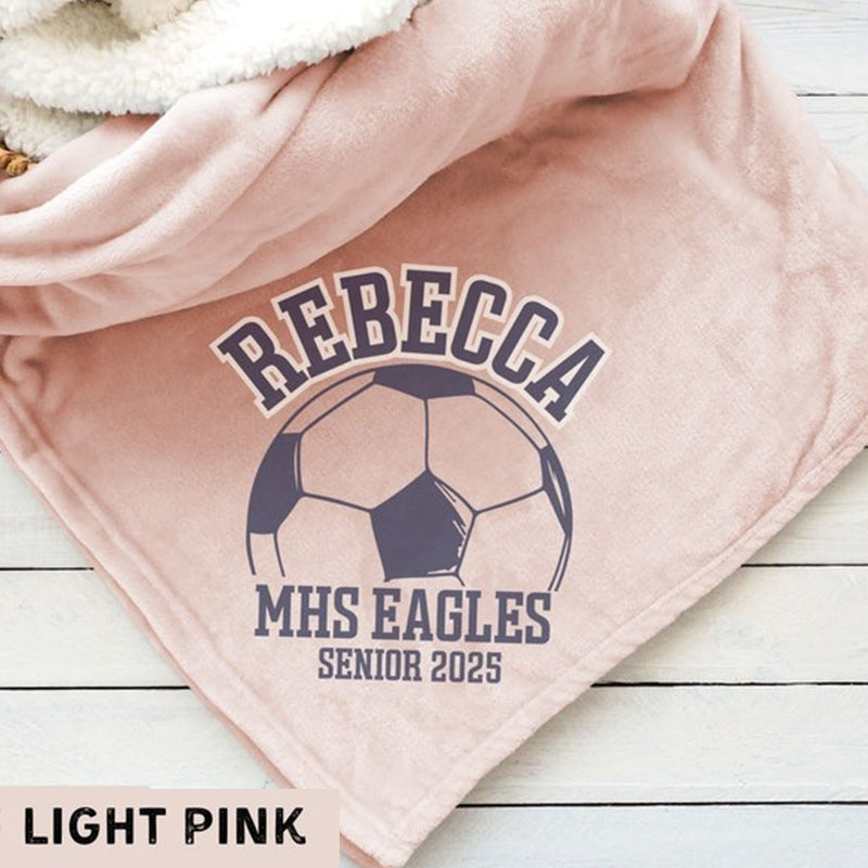 Personalized Sports Blanket, Custom Sports Gift