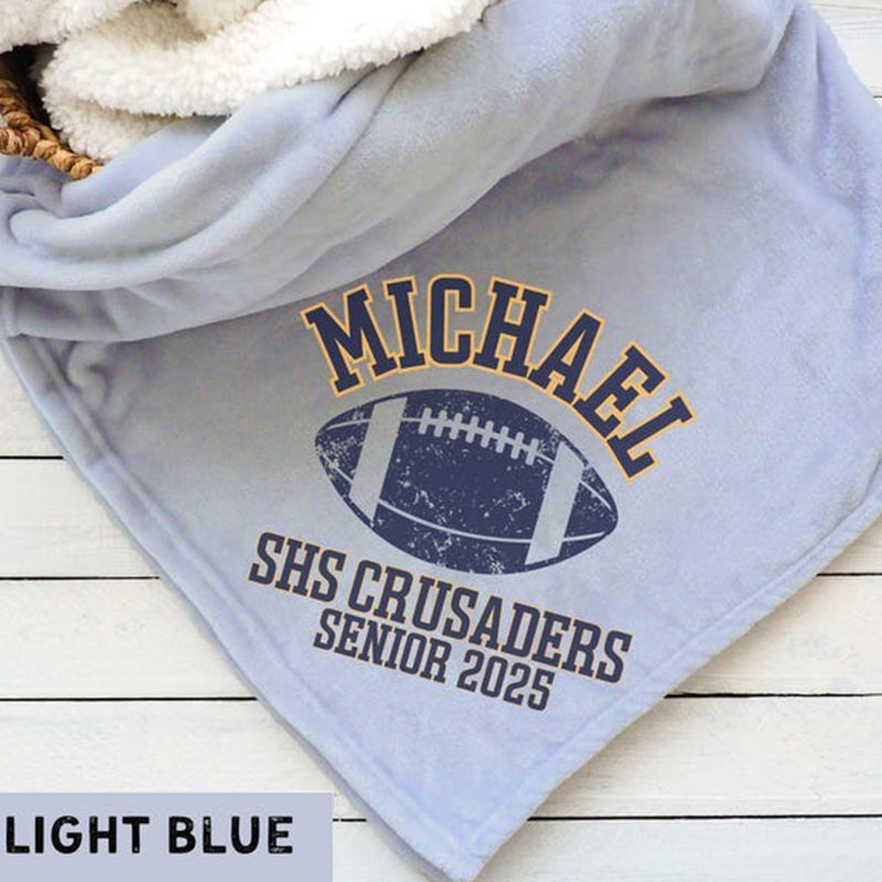 Personalized Sports Blanket, Custom Sports Gift