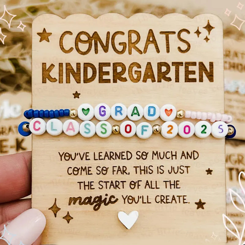 Kindergarten Graduation Bracelets 2025 Preschool Graduation gift