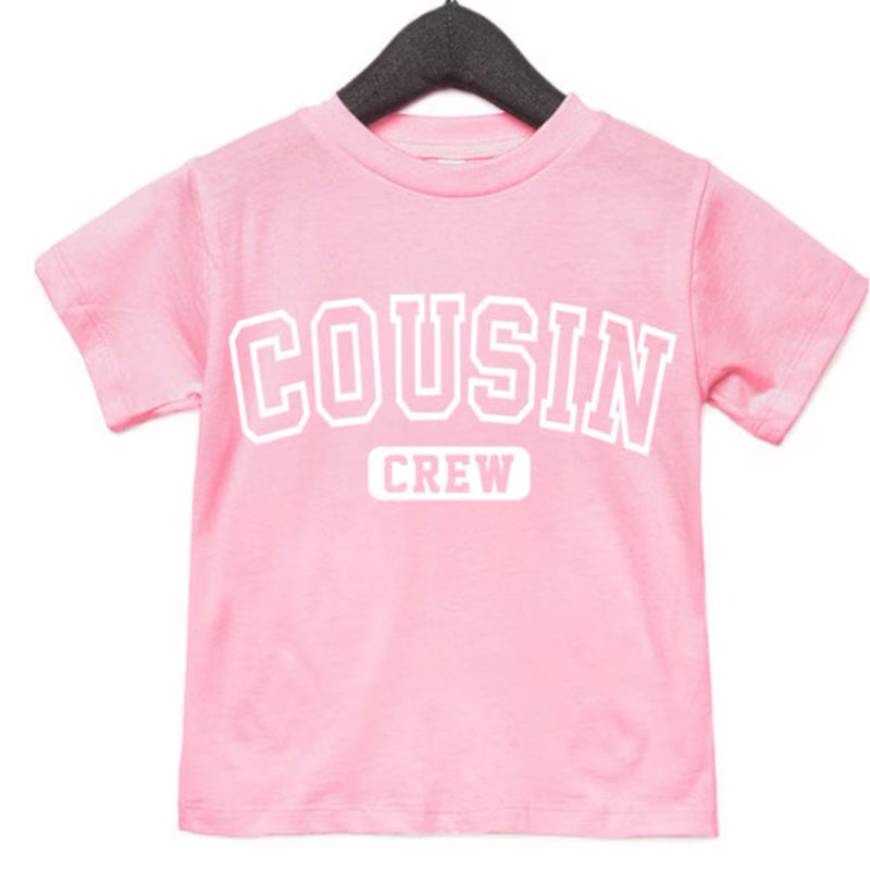 Personalized Cousin Shirts, Cousin Crew, Red T-shirt