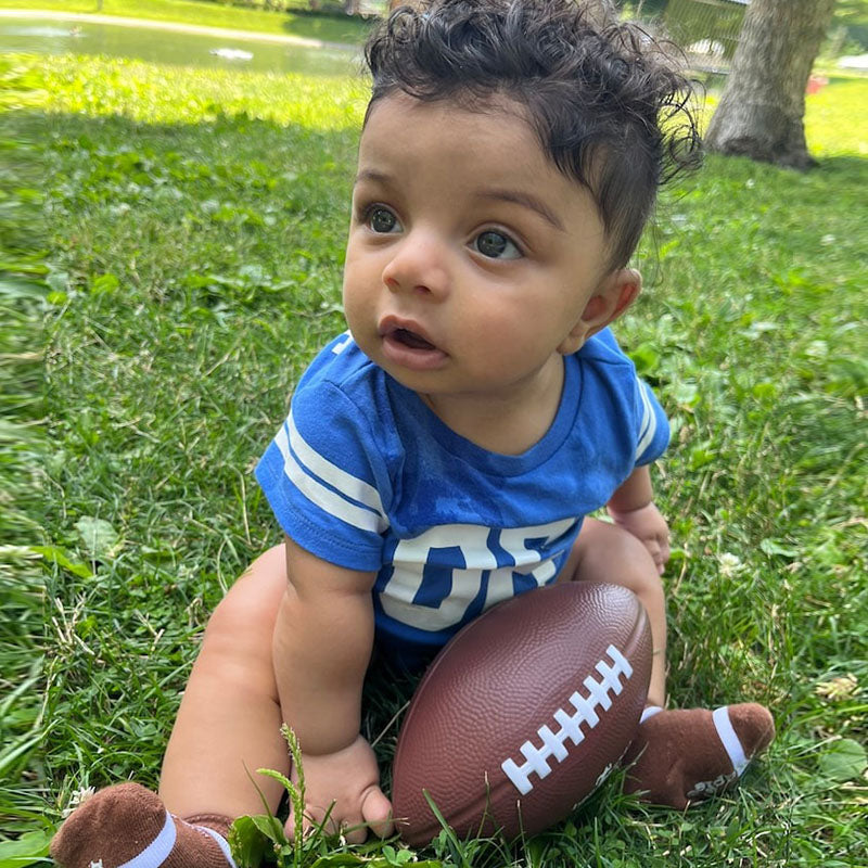 Custom Baby Football Jersey Bodysuit