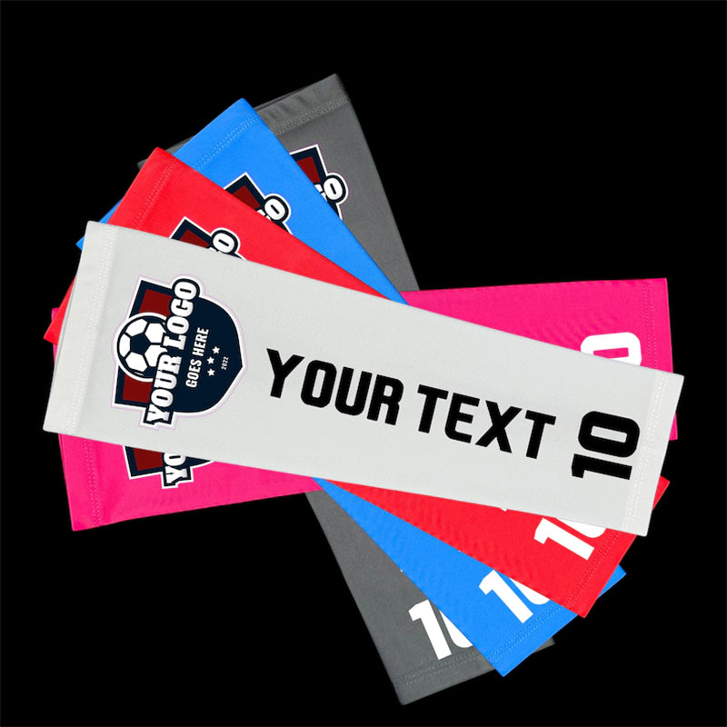 Personalized Sports Arm Sleeve with Custom Logo and Text