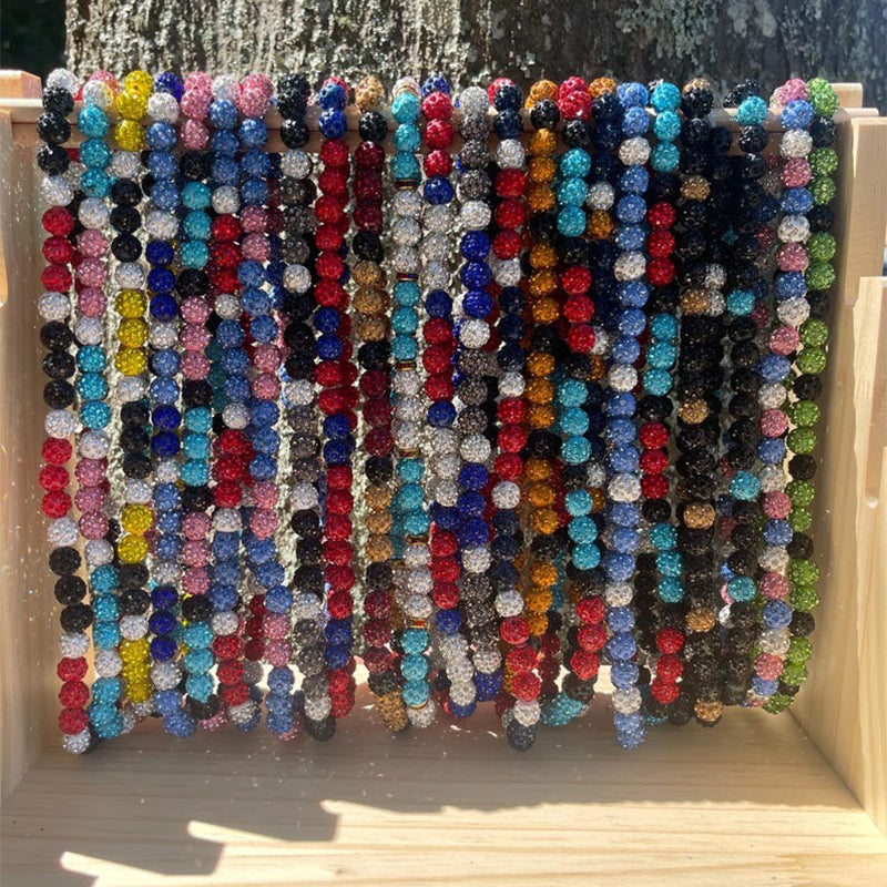Custom Drip Beaded Necklace With Acrylic Drippy Plate Charm