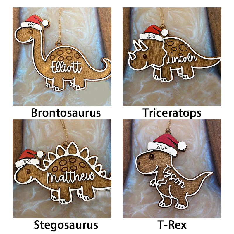 Dinosaur Ornament | Personalized Dinosaur Ornament