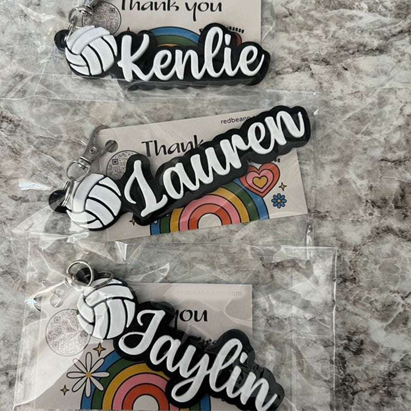 Soccer Volleyball bag pack tag-Soccer Volleyball Gift ideas-Team Sport bag tag