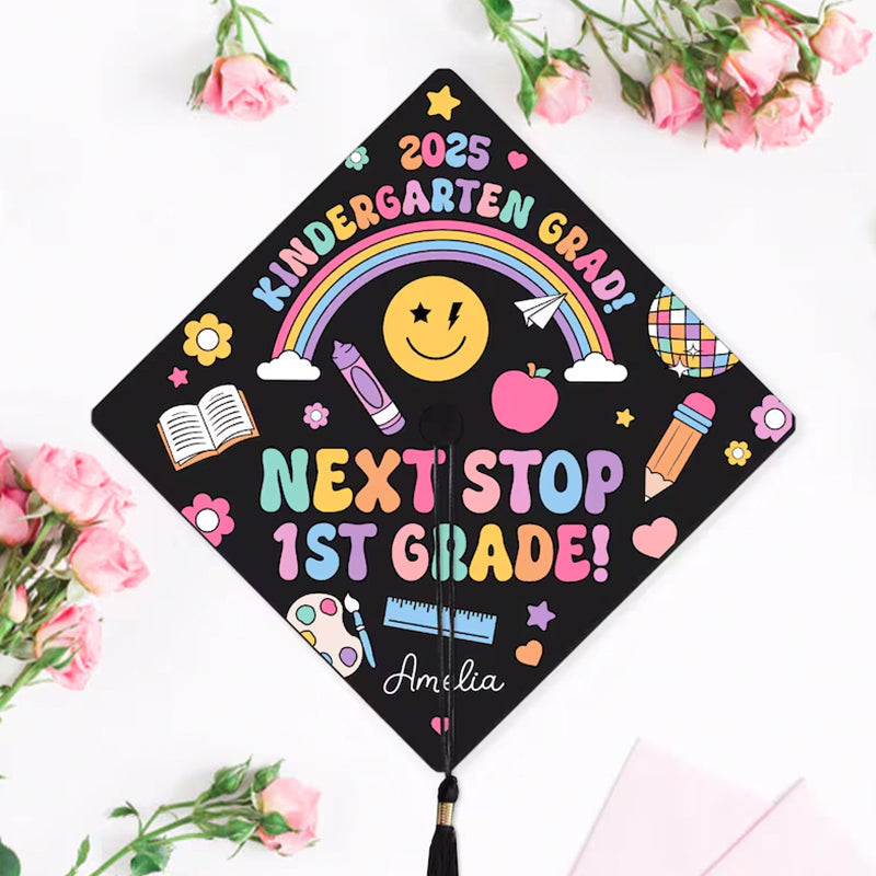 Personalized Kindergarten Graduation Cap Topper