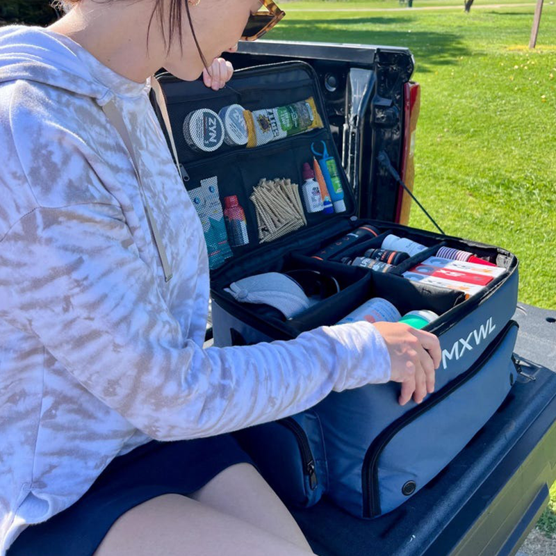 Heavy Duty Golf Travel Bag - Organizes Golf Gear and Accessories