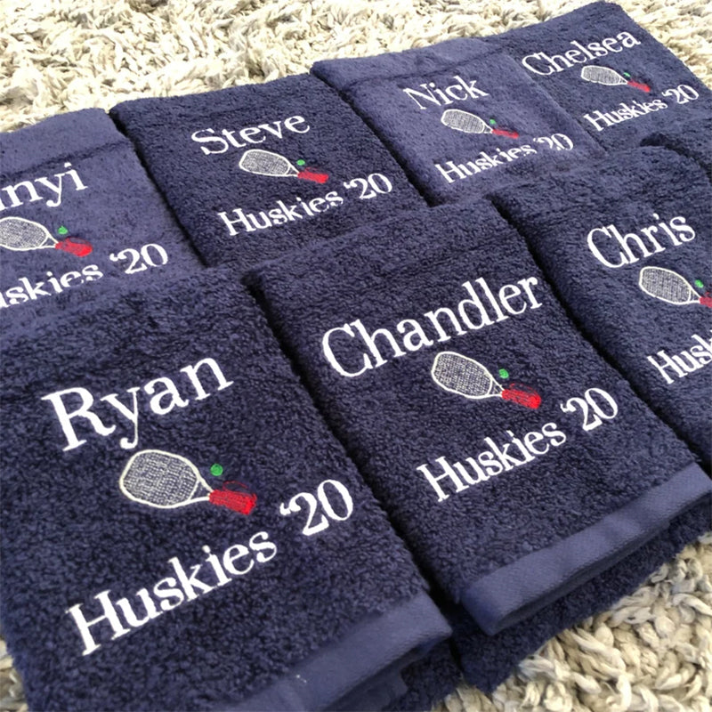 Sweat Towel, Personalized Embroidered Towel