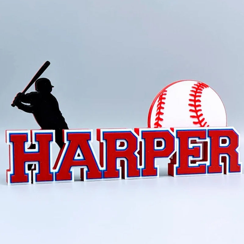 Custom baseball player Name - baseball gifts