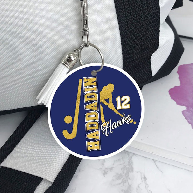 Wrestler ,Volleyball ,Softball ,Ice Hockey Hockey Soccer Sport Bag Tag