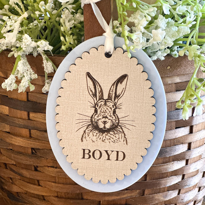 Easter Tag Easter Basket Tag