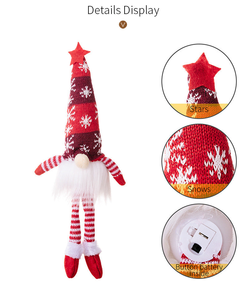 Christmas Gnome Light Up, Christmas Gnomes Scandinavian Decor Nordic Lights