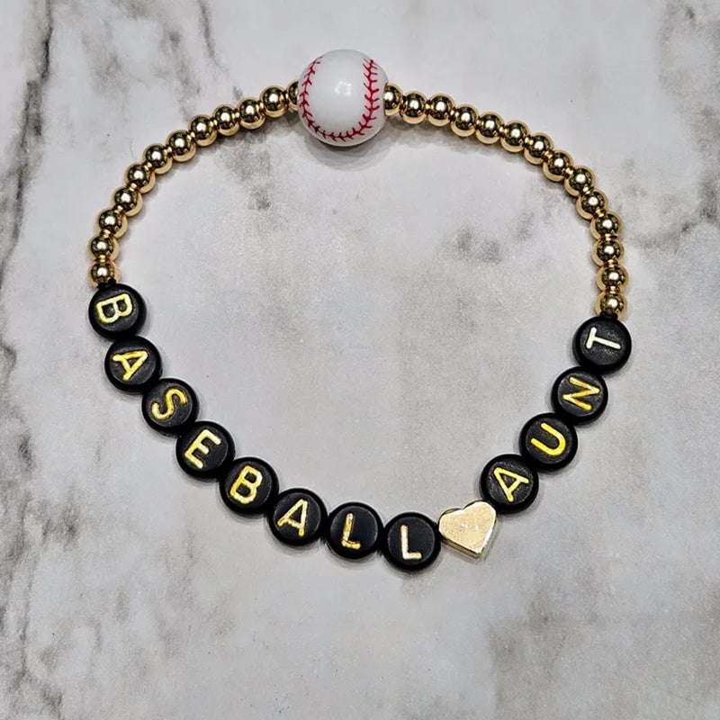 Baseball Softball Football Soccer Basketball Volleyball mom bracelet mom gift baseball gift ball mom stackable bracelets