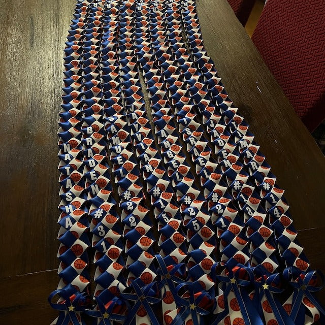 Sport Night/ Senior night ribbon Stole lei Graduation Gift