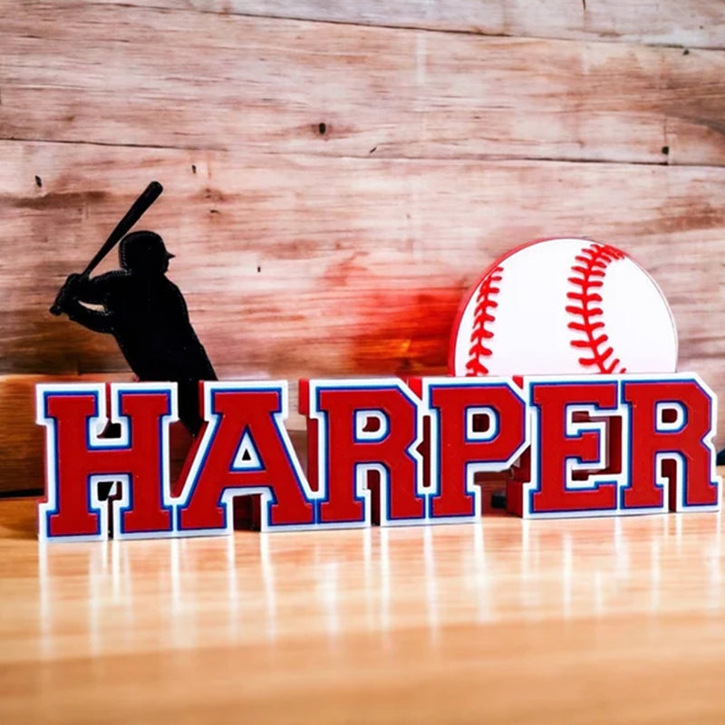 Custom baseball player Name - baseball gifts