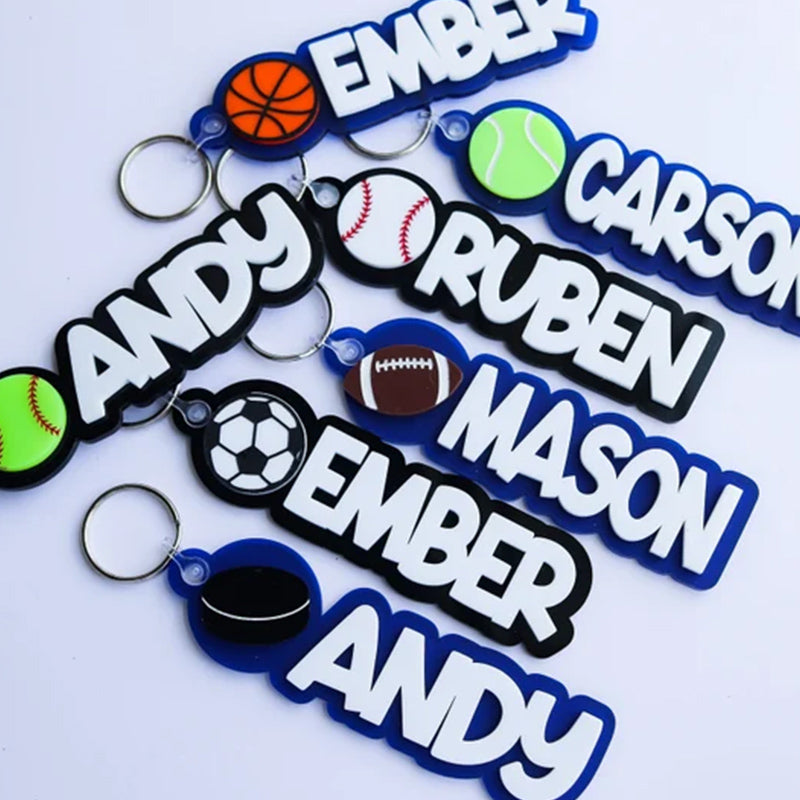 Personalized Basketball Bag Name, Backpack Tag Bag Tag
