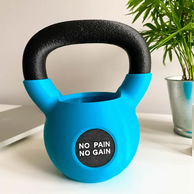Personalized Text Kettlebell Pencil Holder