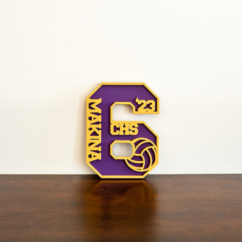 School Team Number Graduation Gifts, Athlete Gifts, Graduation Decorations, Souvenirs