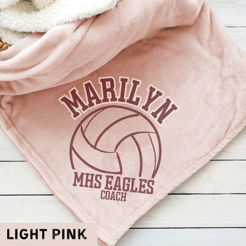 Personalized Sports Blanket, Custom Sports Gift