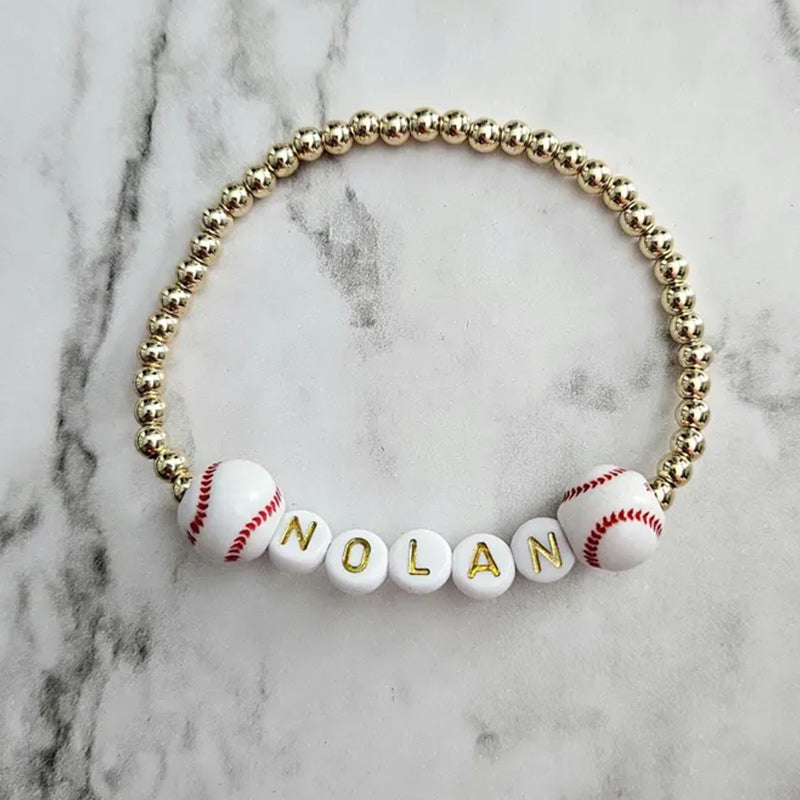 Baseball Softball Football Soccer Basketball Volleyball mom bracelet mom gift baseball gift ball mom stackable bracelets