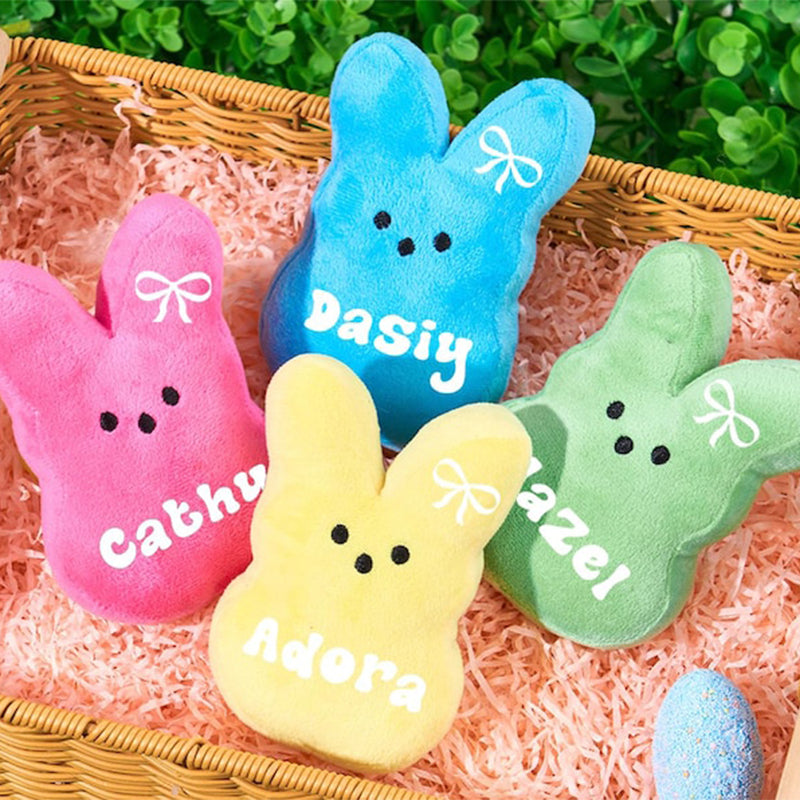 Personalized Easter Peep,Custom Easter Bunny Plush
