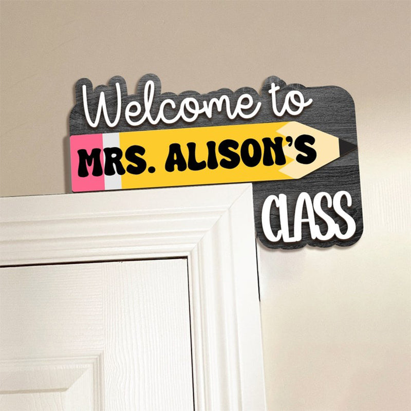 Custom Teacher Door Sign