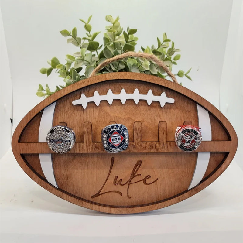 Football baseball hockey ring holder