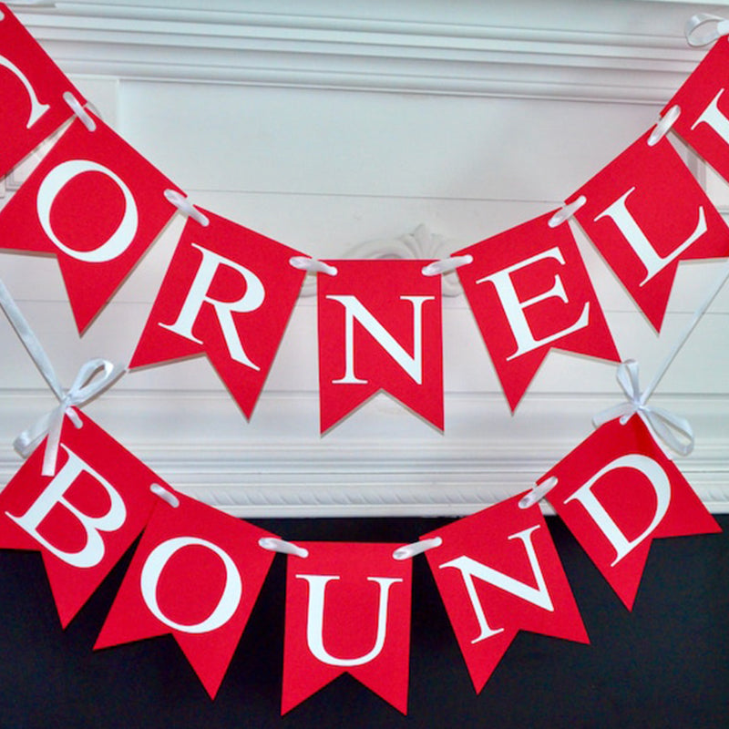 COLLEGE BOUND Banner Personalized University College Name Banner Graduation Gift