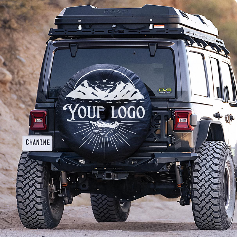 Personalized custom-made tire covers,With camera hole