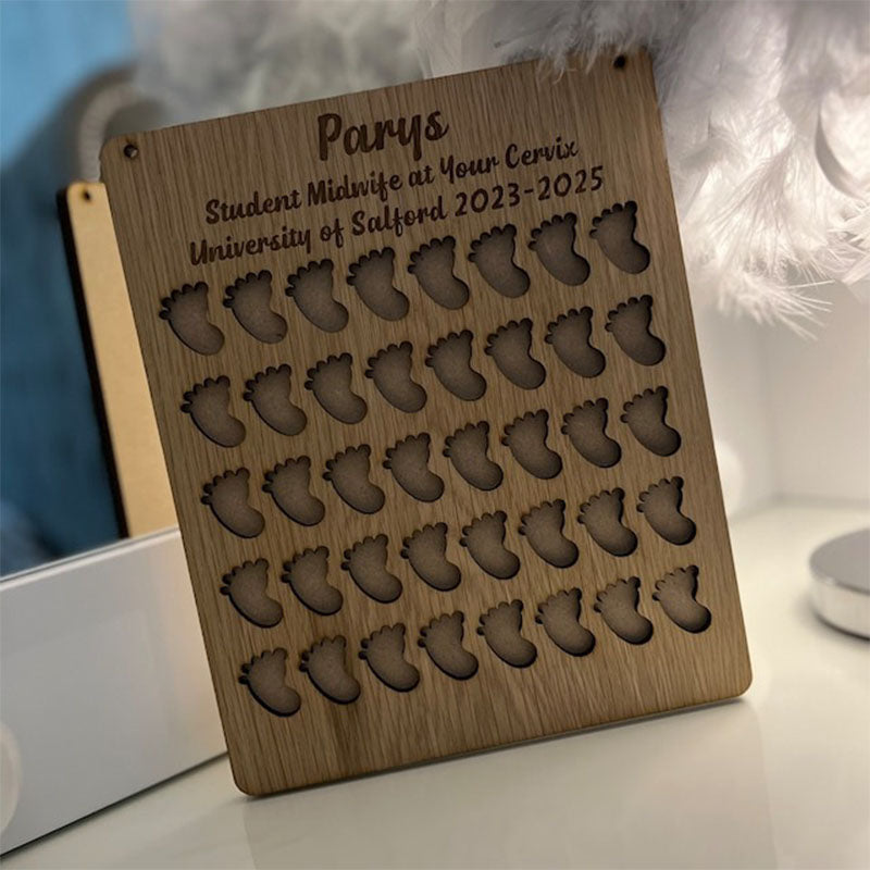 Student Midwife Gift - Student Midwife Birth Counting Board