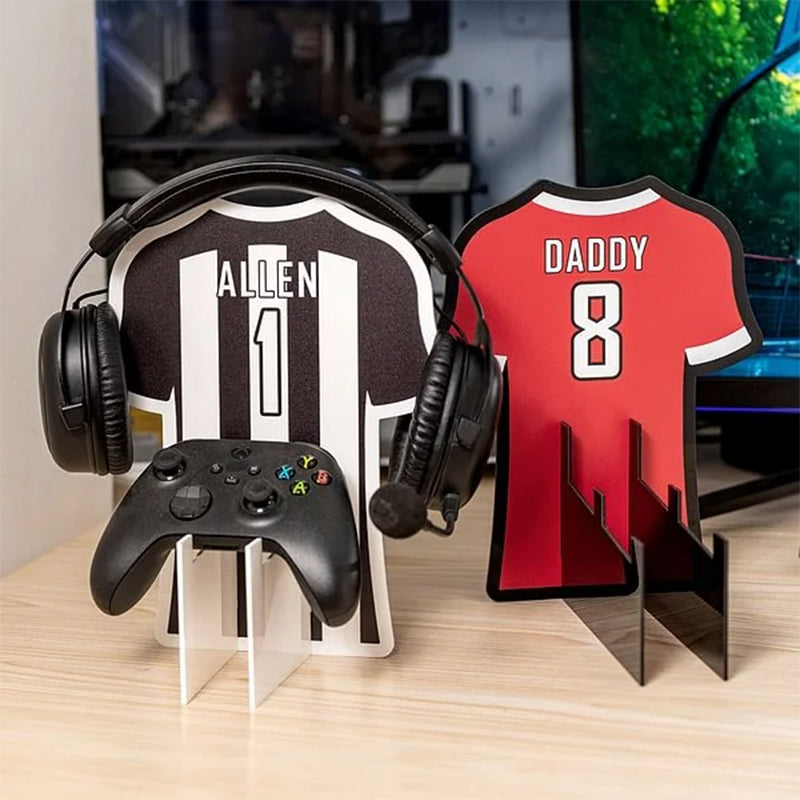 Personalized Jersey Shape Controller Headset Stand