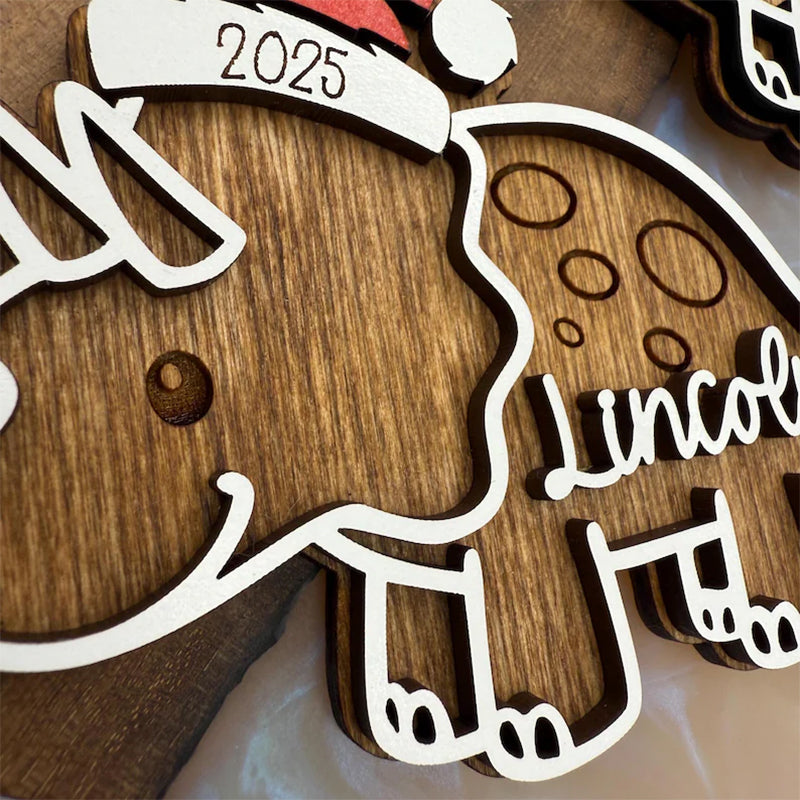 Dinosaur Ornament | Personalized Dinosaur Ornament