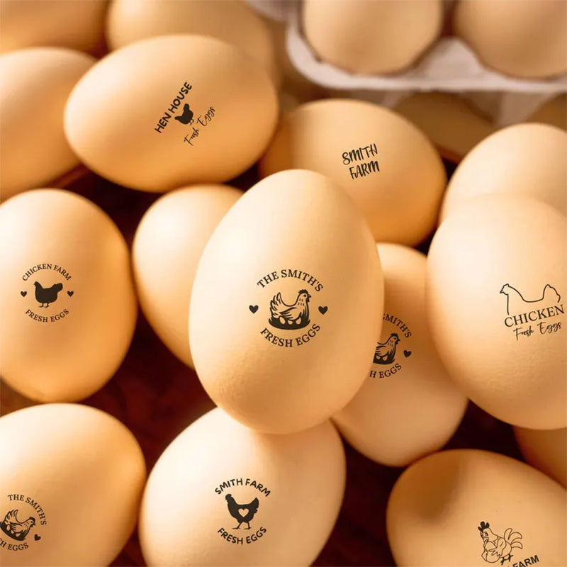 Custom Egg Stamp, Personalised Eggs Stamp