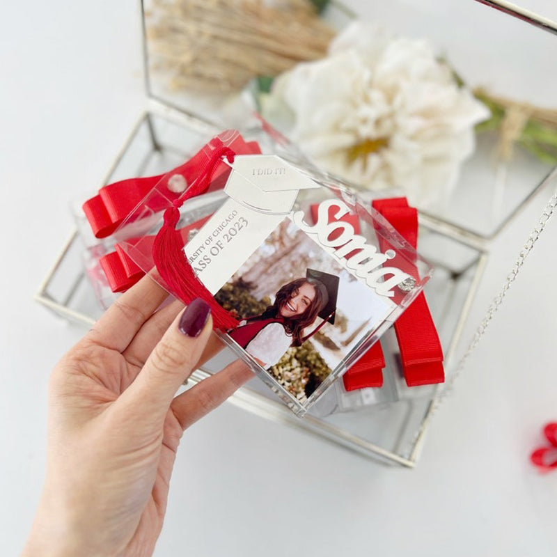 Class of 2026 Custom Graduation Photo Frame Magnet, Graduation Party Favors