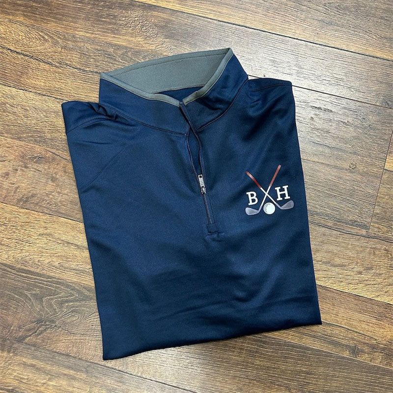 Personalized Golf Performance Quarter Zip Pullover