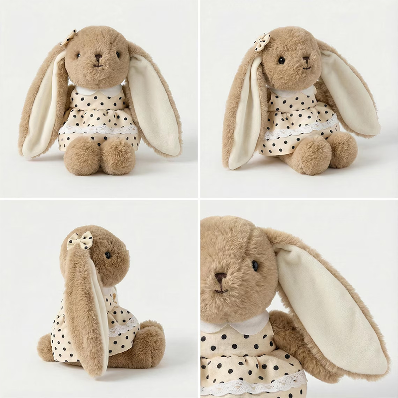 Personalized Embroidered Bunny Plush Baby Gift – Custom Stuffed Rabbit
