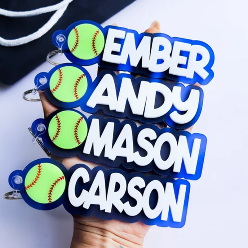 Personalized Basketball Bag Name, Backpack Tag Bag Tag