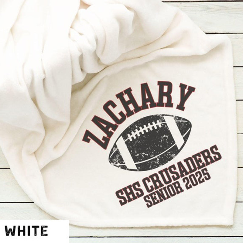 Personalized Sports Blanket, Custom Sports Gift