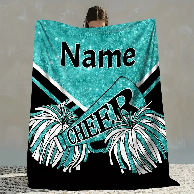 Personalized Cheerleader Blanket Perfect Gift for Cheer Team Members