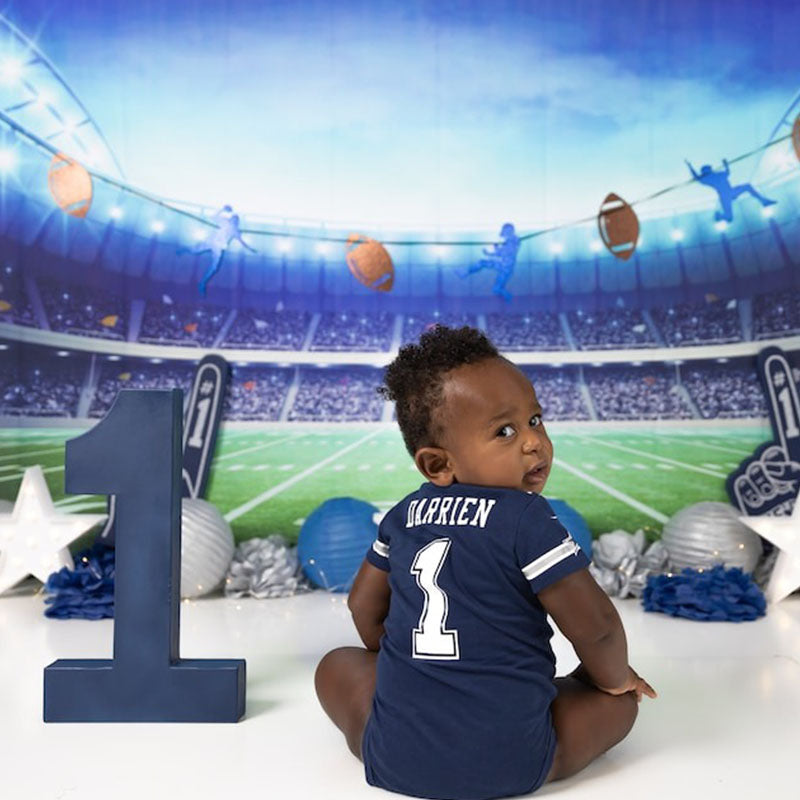 Custom Baby Football Jersey Bodysuit