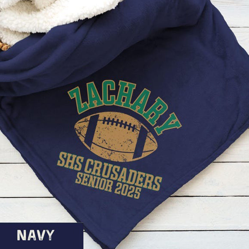Personalized Sports Blanket, Custom Sports Gift