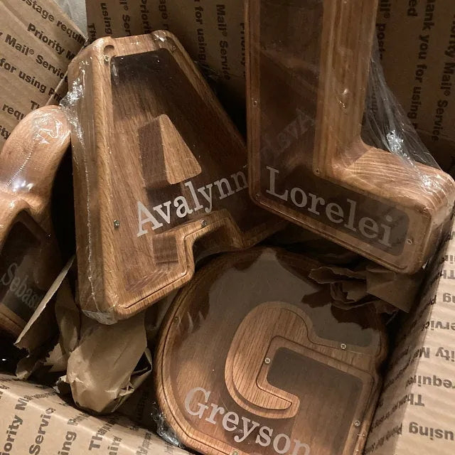 Personalized Boy/Girl Piggy Bank - Wood Gift For Kids