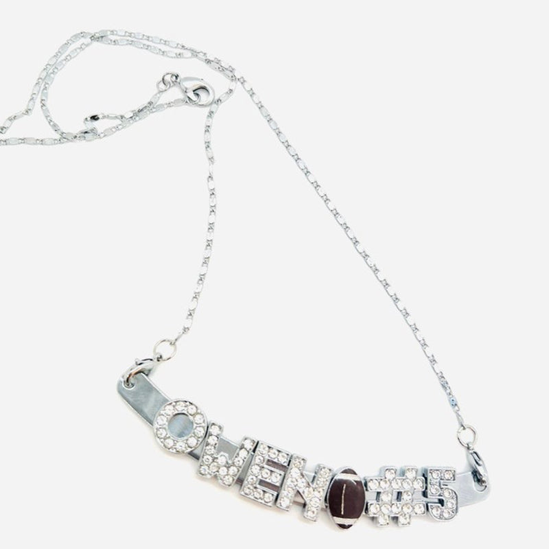 Football Mom Necklace Football Necklace Football Jewelry Football Gifts