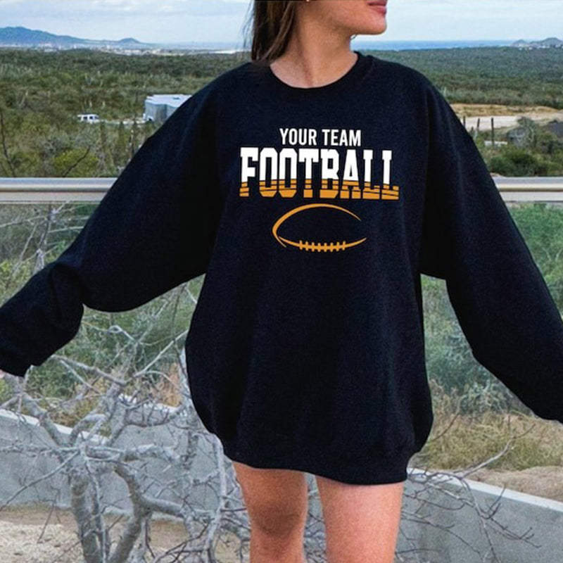 Customized Football Sweatshirt - Your Name Football Shirt