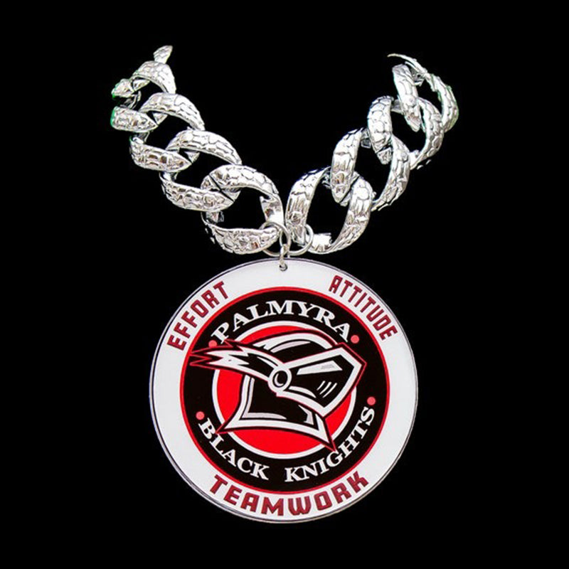 Customizable Medallion Champ Chain Trophy w/ 30in adjustable Bling chain
