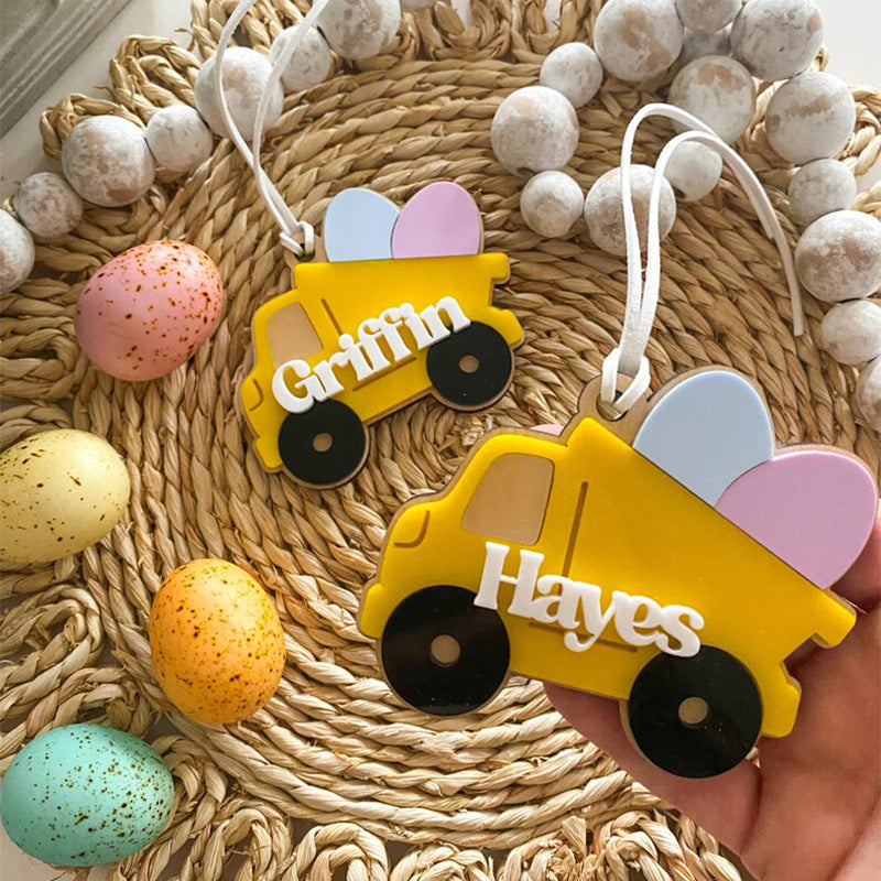 Easter Basket Tag | Personalized Easter Basket Name Tag