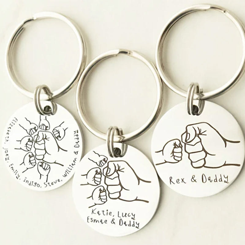 Gifts for Dad, Daddy Dad Gifts, Fathers Day Gift Daddy Keyring